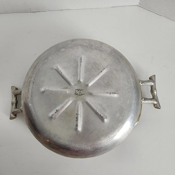 Everlast Forged Aluminum Hammered Bali Bamboo Casserole Large 1.5 qt Servewear - Picture 7 of 13